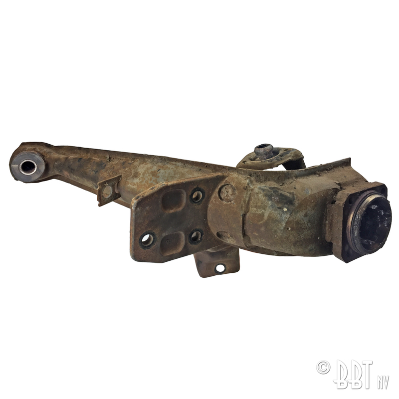 Trailing arm 'IRS' left single leafspring (used) 113 501 503G
