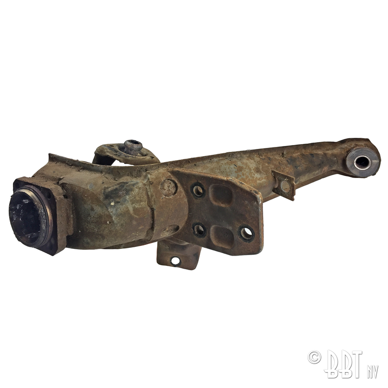 Trailing arm 'IRS' right single leafspring (used) 113 501 504G