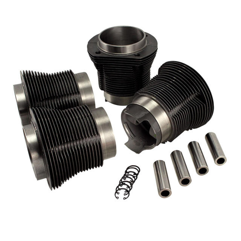 Kit de pistões e camisas, fundidos, superior 98,00 mm - inferior 96,00 mm