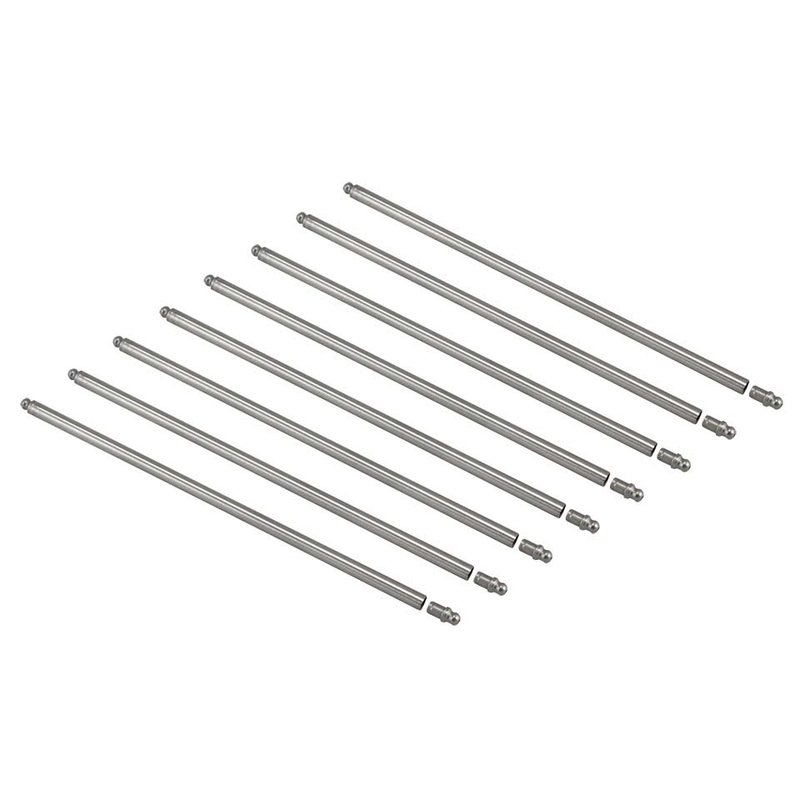 Pushrod set - blank end Chromoly, TQ, 8 pieces 