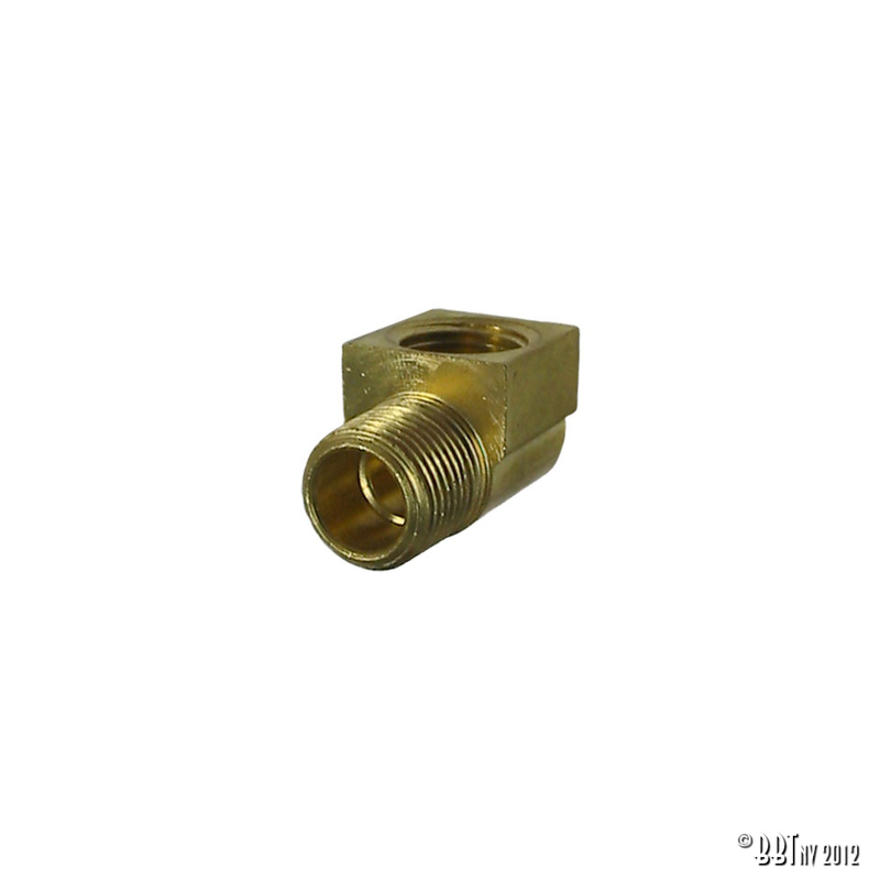 Brass fitting 90° 3/8