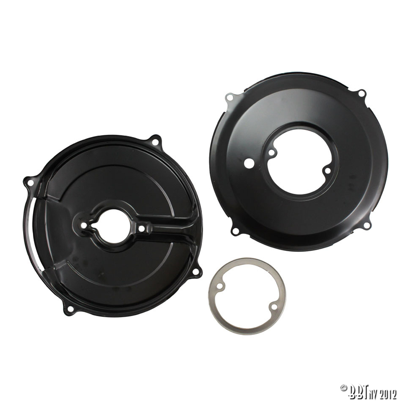 Flasques pour dynamo/alternateur 105mm (3 pièces) - noir 131 119 261 + 271 + 259