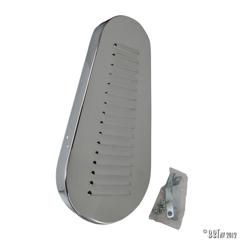 Pulley guard, with louvres 