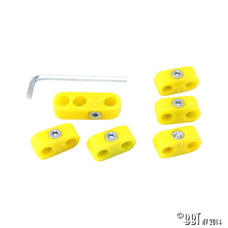 Spark plug wire retainersyellow 