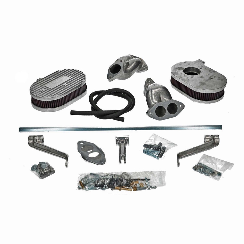 Manifold kit and linkage  'Weber' ICT carburettorsdual port 