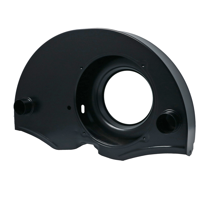 Fan shroud, with ductswithout doghouseblack 