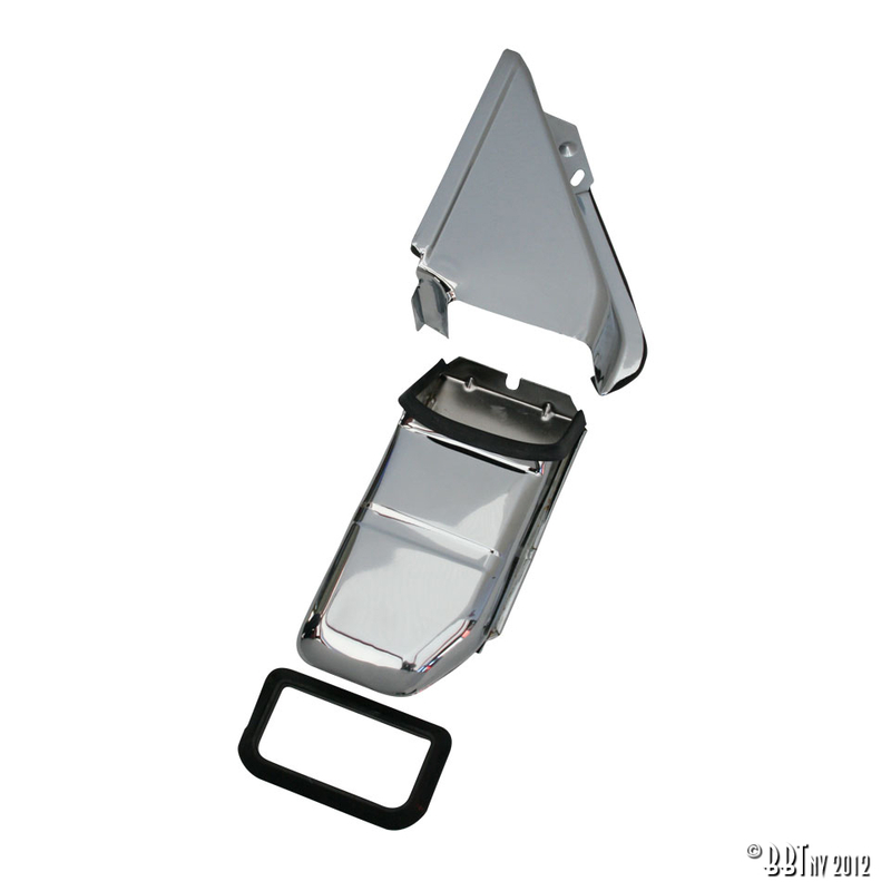 Chapa metálica do radiador de óleo, cromada 113 119 431, 113 119 419, 113 119 543, 113 119 519