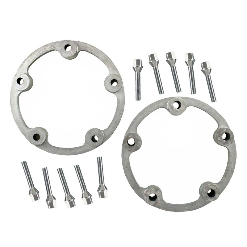 Espaçadores da roda, 5 furos, 1 polegada (25,4 mm) / longos, roda de alumínio 