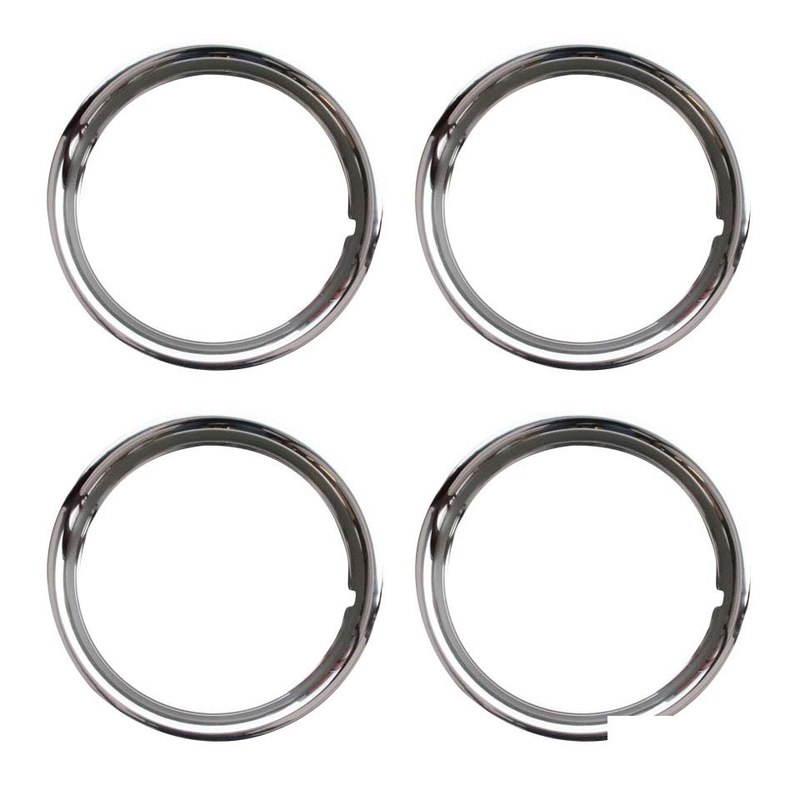 Felgenzierringe 15 Zoll, Edelstahl 