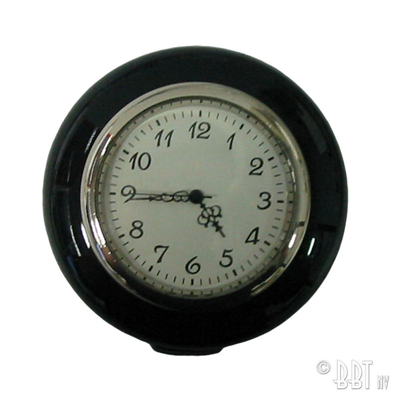 Horn button with clock 