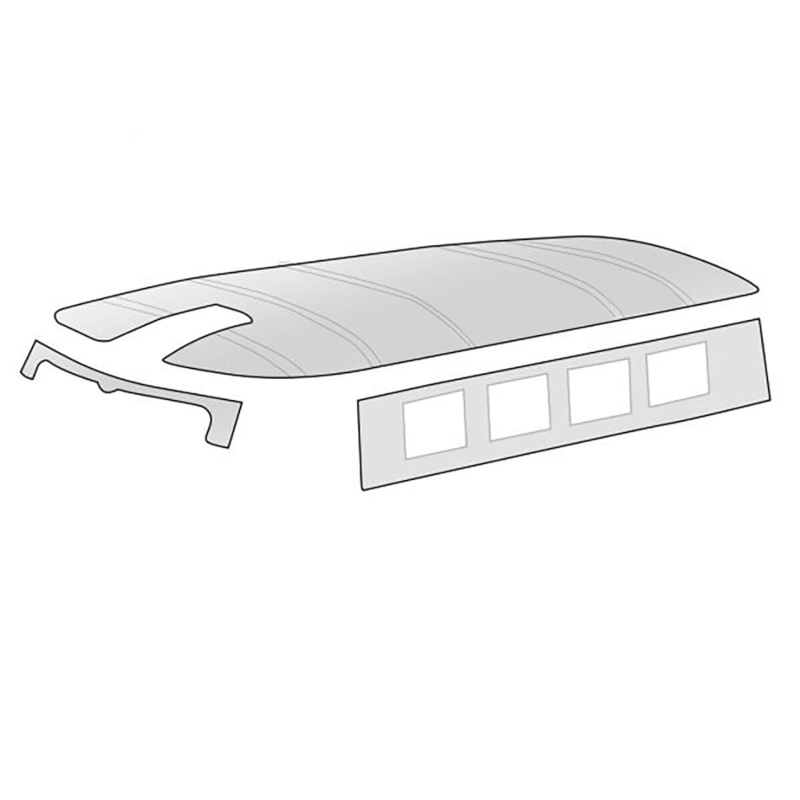 Forro do tejadilho, branco 