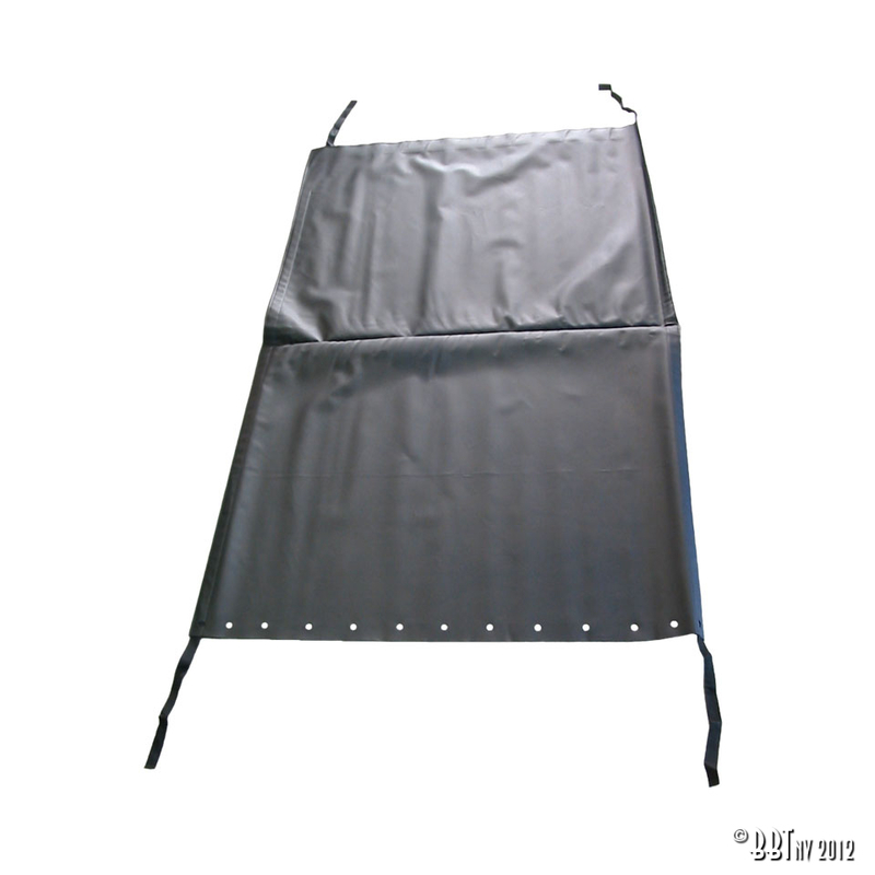 Sunroof top - black vinyl 