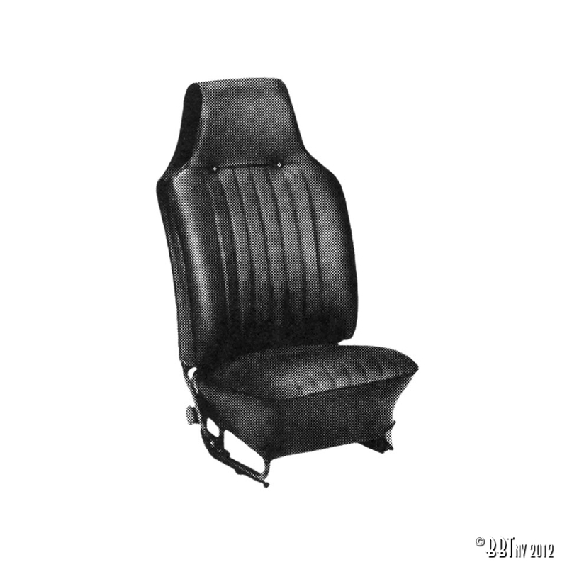 Sitzbezüge satz, schwarzBasket weave 