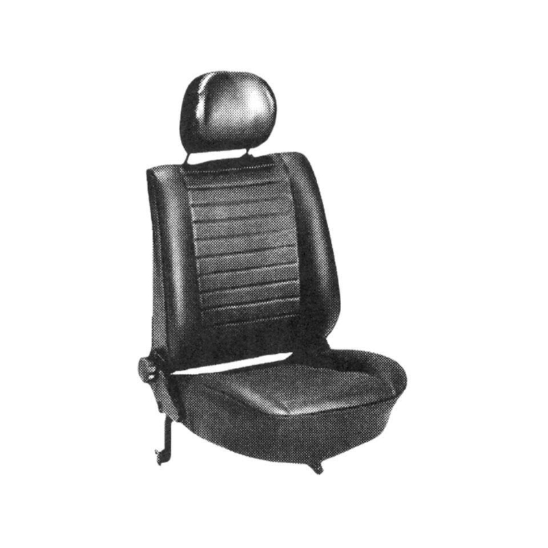 Seat cover set, blackbasket weave, convertible 