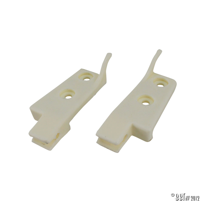 Rear seat backrest retaining catch, convertible, as pair 141 885 563A + 141 885 564