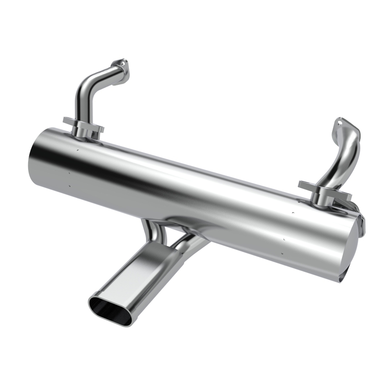 Exhaust 'Sebring Style'(without pre-heat risers) 155-369-04100