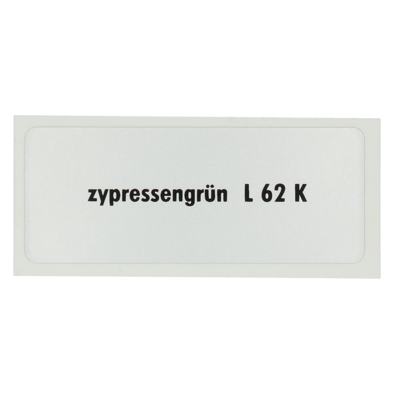 Sticker L 62 K, Cypress green 