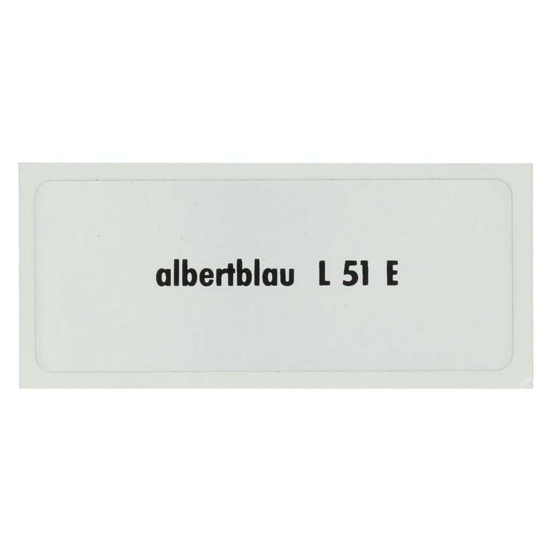 Sticker L 51 E, Albert blue 