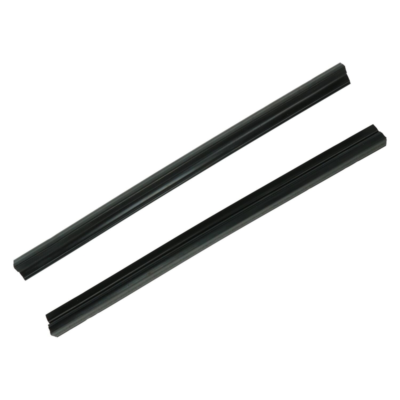 Borracha entre a porta e o friso do para-brisas, par 