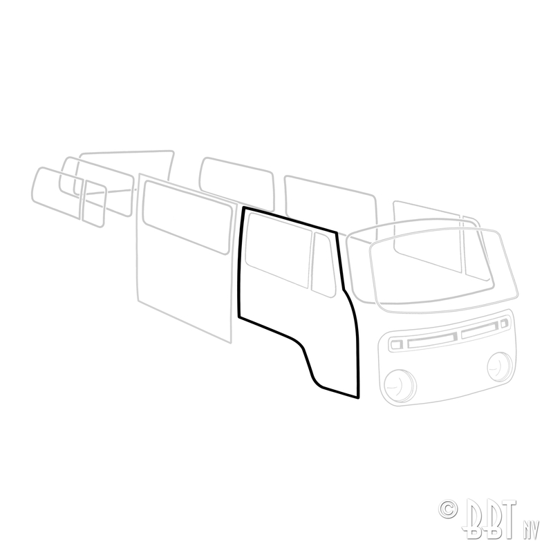 Borracha da porta, direita, cada, qualidade alemã 211 831 722D