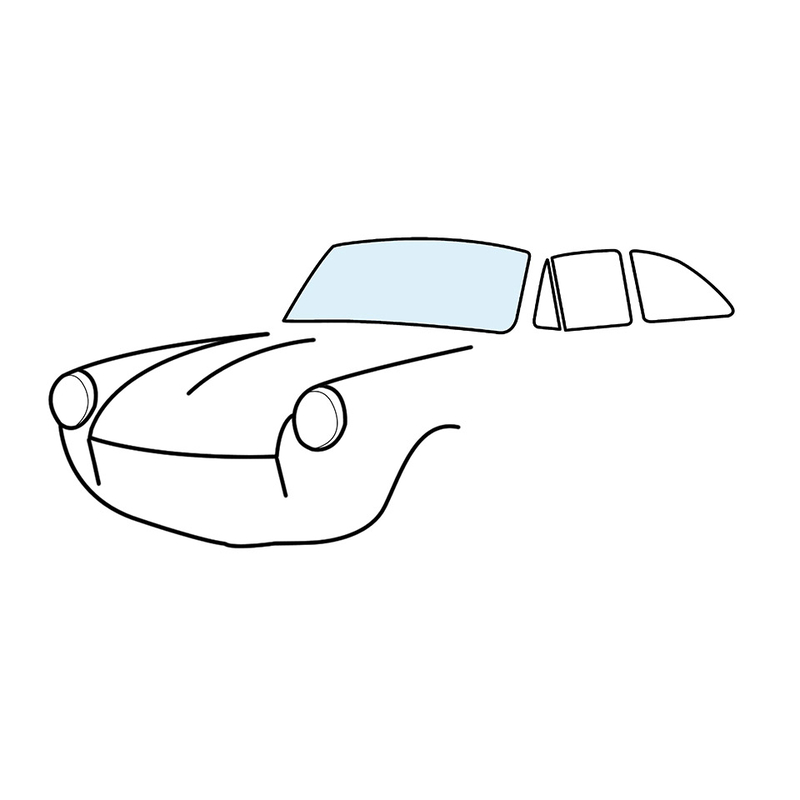 Voorruit blank 311 845 101E