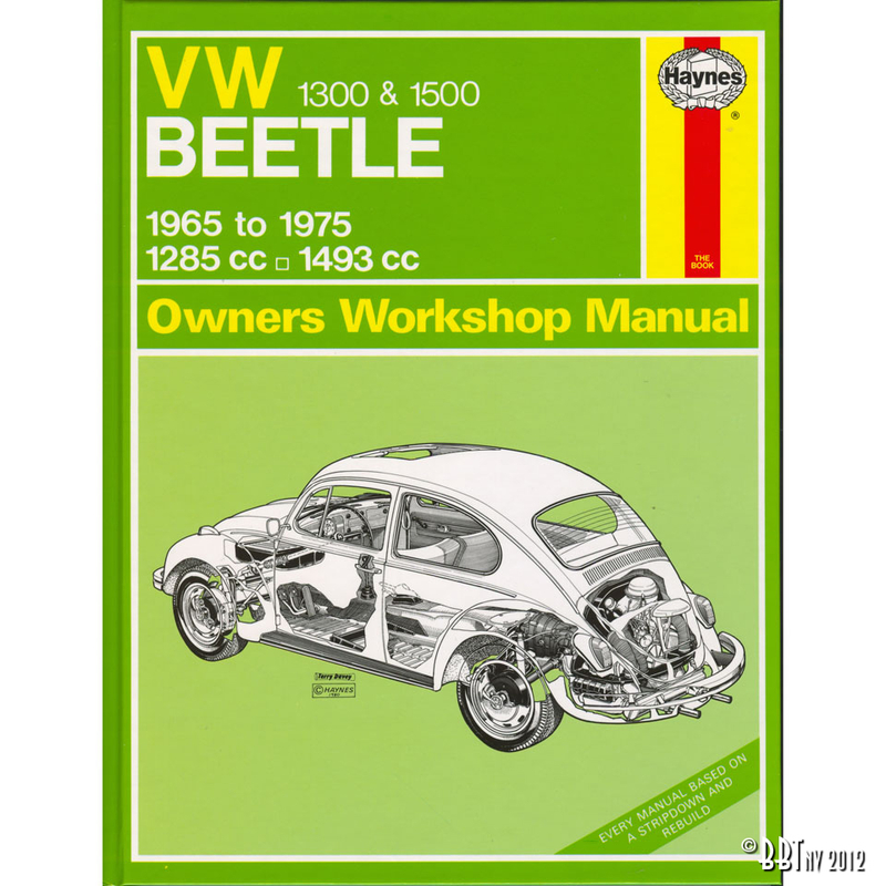 Carocha VW 1300 e 1500, Manual, Inglês, J.H. Haynes ISBN 978 0 85733 704 7