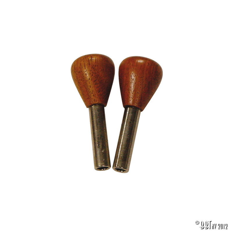 Door lock pulls Rosewood 'Flat4' 